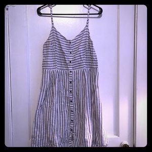 Old Navy Blue Striped Dress